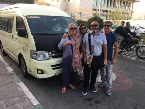 Our Italian tourists in Tehran